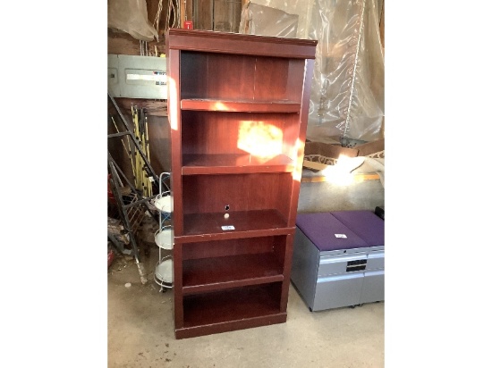 Bookcase, Matching End Tables & Lamps