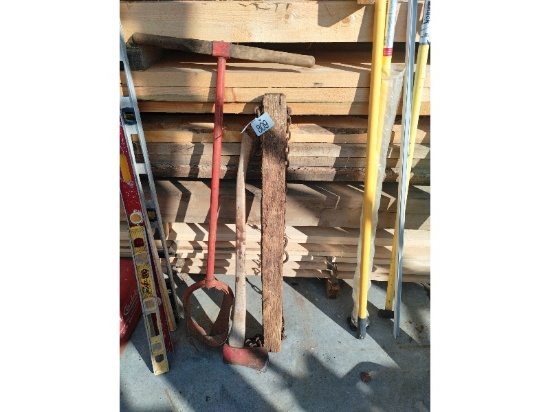 Axe, Post Hole Digger, Etc.
