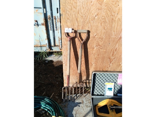 2 Garden Forks