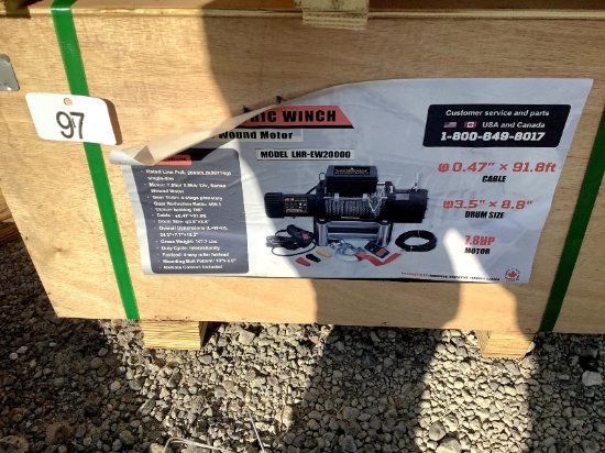 New Land Honor 20,000lb Electric Winch