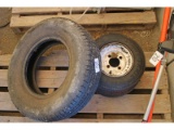 4.80-8 Trailer Tires on Rims Plus 205/75R14 Tire