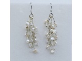 Sterling Silver Freshwater Pear Drop Style Earrings