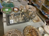 Row of Silver Servingware