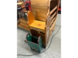 2 Wooden Painted Racks