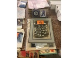 Row of Hockey Memorabilia