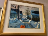 Oil Painting Signed by Raynald Leclerc