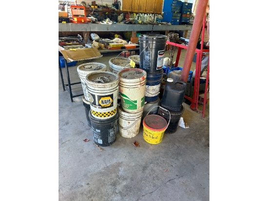 Assortment of Motor, Hydraulic & Transmission Oil