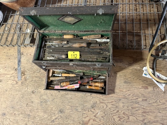 Toolbox with Files & Chisels, Etc.