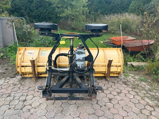 Storm Guard - 8' with 10' Extendable Adjustment Front Mount Snowblade - Works Well