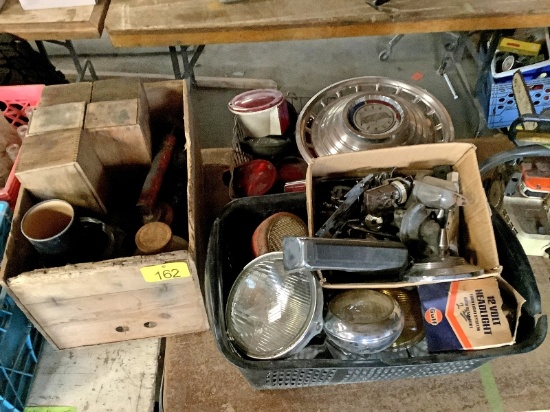 Old Tobacco Boxes & Old Automotive Parts