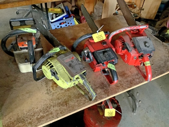 4 Chainsaws