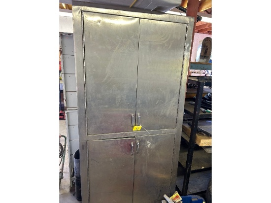 Stainless Steel Cabinet 36" x 78"