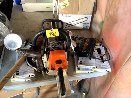 Chainsaw - As Is, Paint Gun, Etc.