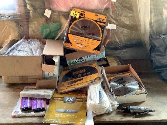 New DeWalt Sawblades, Etc.