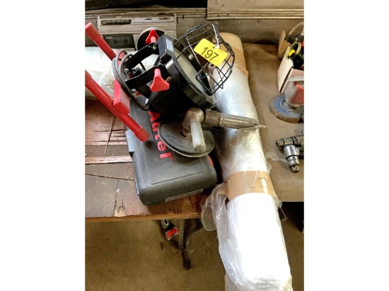 Work Light, Sander, Poly, Etc.