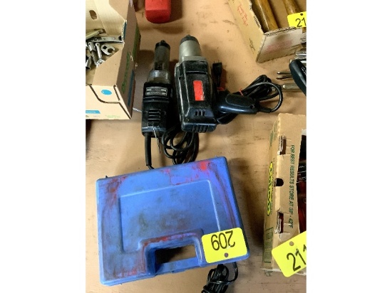2 Corded Impact Wrenches & Soldering Gun