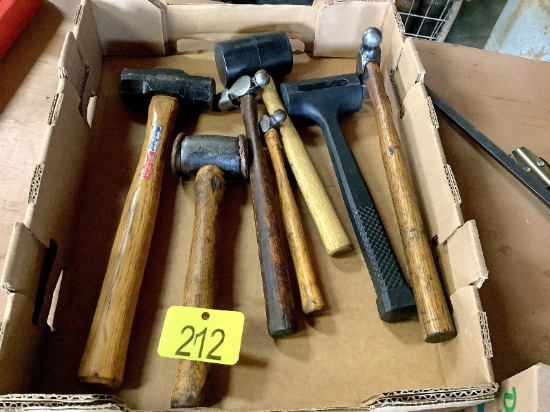Box of Hammers & Mallets