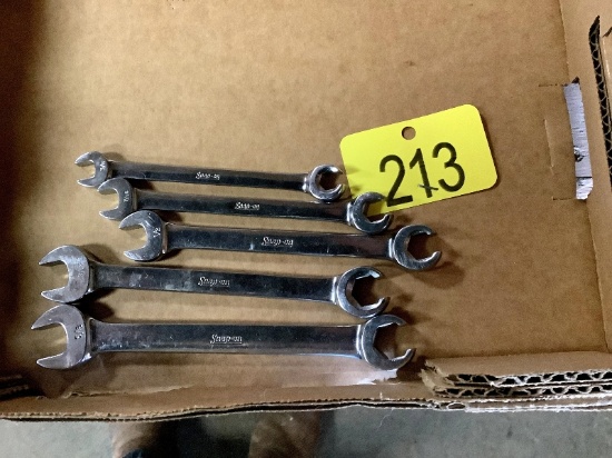5 Snap On SAE Flare Nut Wrenches