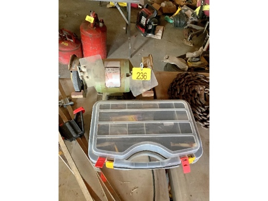 Bench Grinder & Parts Organizer