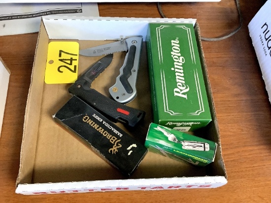 Browning, Remington & Leatherman Knives