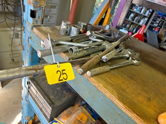 Various Hand Socket Wrenches & Sockets