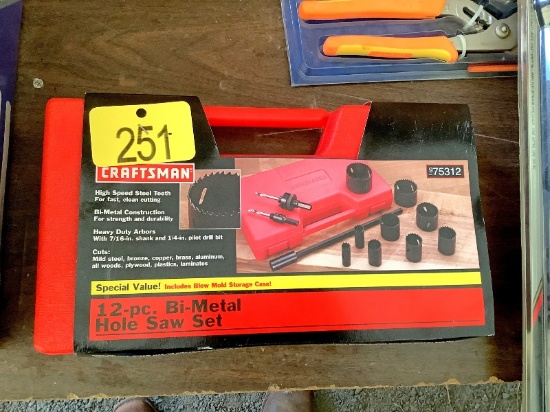 Craftsman 12 pc Bi Metal Hole Saw Set