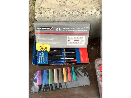 New Nutdriver Set, Socket Set, Etc.