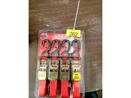 4 New Ratchet Straps