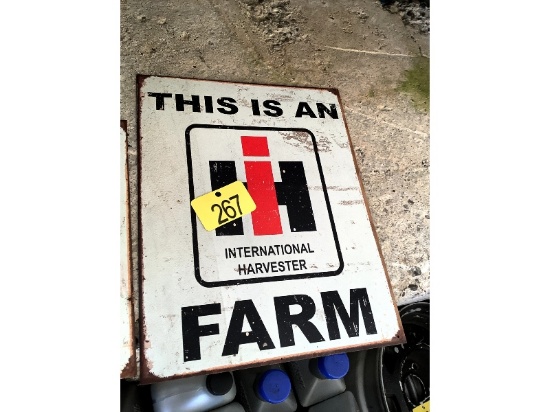 International Harvester Sign