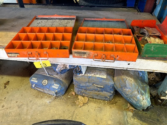3 Metal Tins with Screws, Washers, Etc.