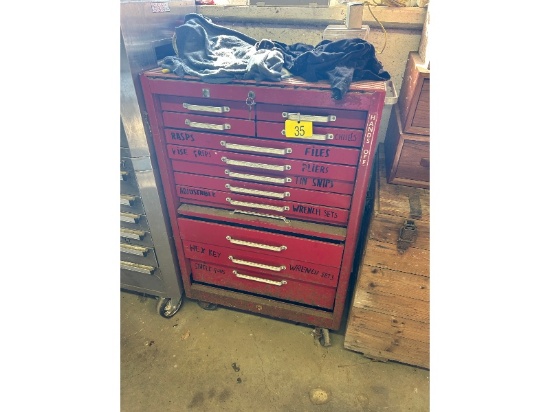 Red Tool Chest - Empty