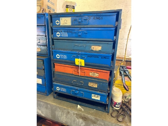 8 Drawer Chest with Inventory Fitting & Fasteners