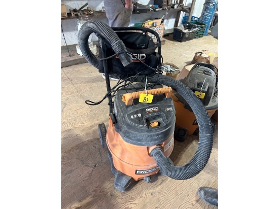 Ridgid 6.5hp 16 Gallon Shop Vac