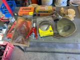 Assortment of Tools, Fasteners, Booster Clamps, Etc.
