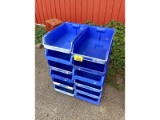 12 Stacking Storage Bins
