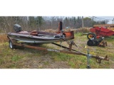 1985 Hydra Sports Bass Boat with Trailer - No Ownership