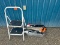 Step Ladder, Saw, Level, Etc.