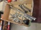 Box of Ratchet Wrenches & Breaker Bar