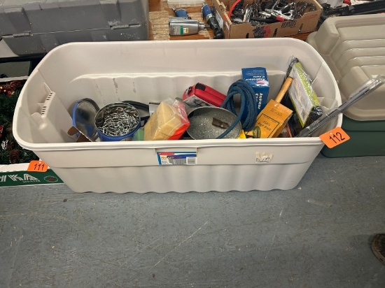 Tote of Housewares