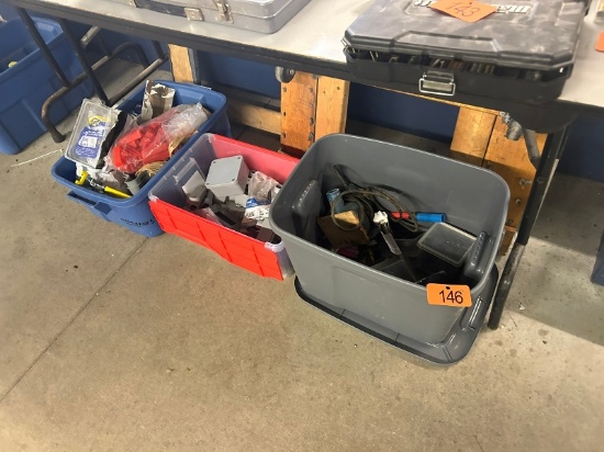 3 Boxes of Construction Supplies