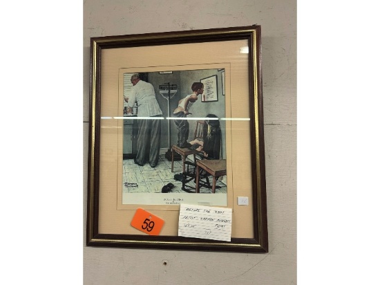 Before The Shot Norman Rockwell Print