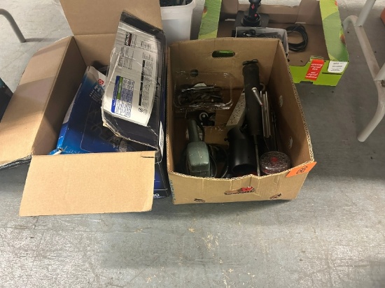 Box of Assorted Tools, Etc.