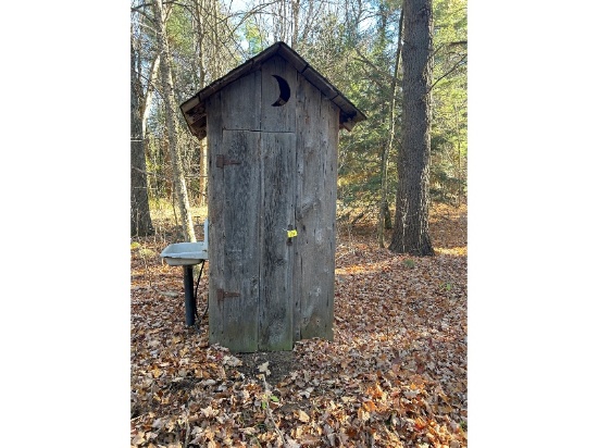 Old Outhouse with Side Sink
