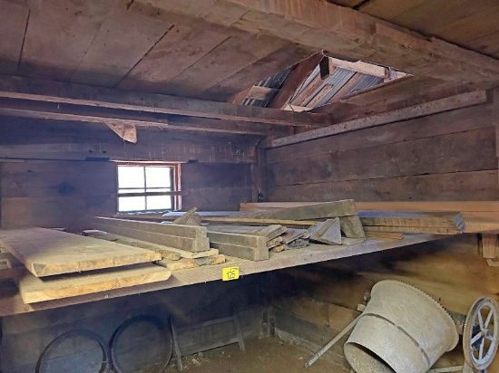 1" x 17" x 11' Pine Boards Plus 3 Hemlock Planks (2" x 10" x 11')
