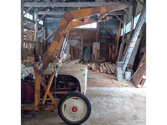 Ferguson TEA Gas Tractor with Front End Loader with Material & Manure Bucket - Top Link Not Included