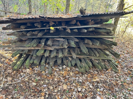 Approximately 100 Split Cedar Rails - 12' in Length