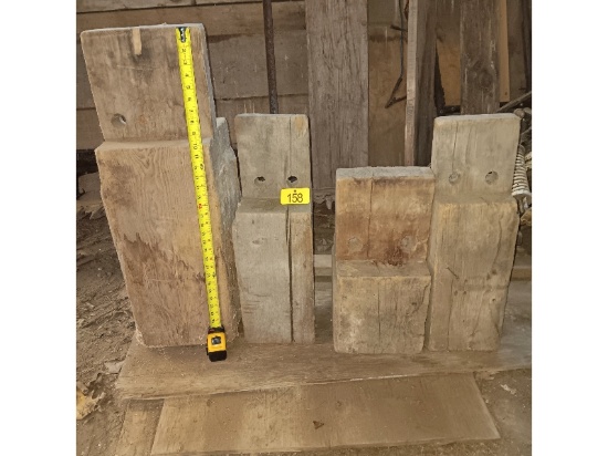 9 Short Barn Beam Pieces