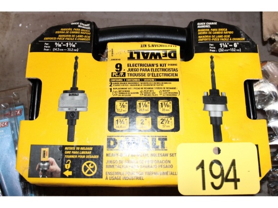 New DeWalt Drill Set & Black & Decker Bit Set