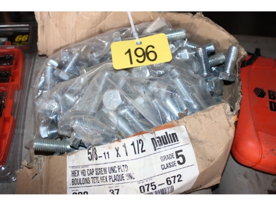 Box of New 5/8" Bolts