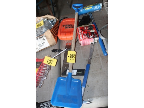 Shovel, Prybar, Bit Set, Etc.